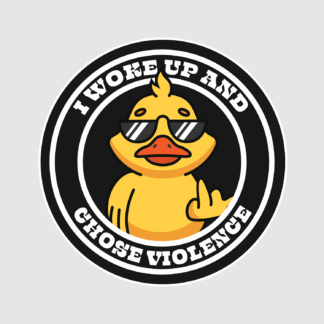 Vinyl sticker Violence