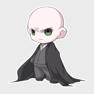 Vinyl sticker Voldemort