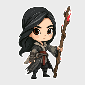 Vinyl sticker Warlock