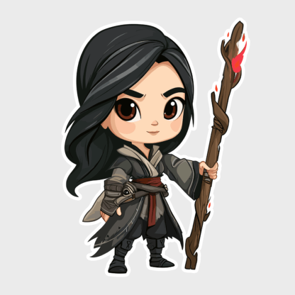 Vinyl sticker Warlock