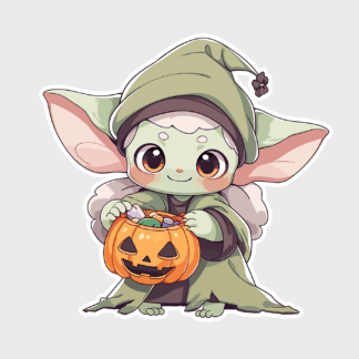 Vinyl sticker Yoda10