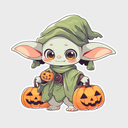 Vinyl sticker Yoda12