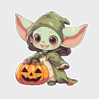 Vinyl sticker Yoda13