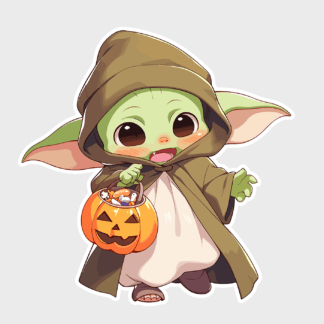 Vinyl sticker Yoda4