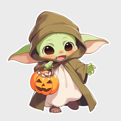 Vinyl sticker Yoda4