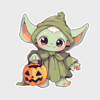 Vinyl sticker Yoda7