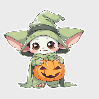 Vinyl sticker Yoda8