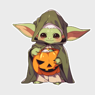 Vinyl sticker Yoda9