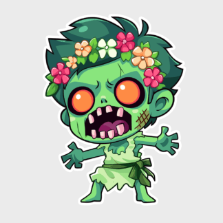 Vinyl sticker Zombie1
