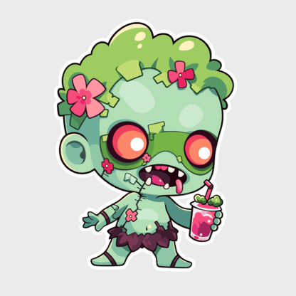 Vinyl sticker Zombie2