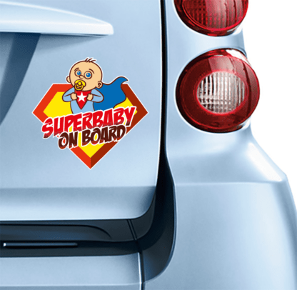 Superbaby On Board Vinyl Sticker