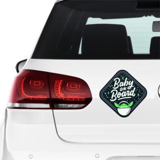 "The Force is Strong with This One" Baby On Board Sticker